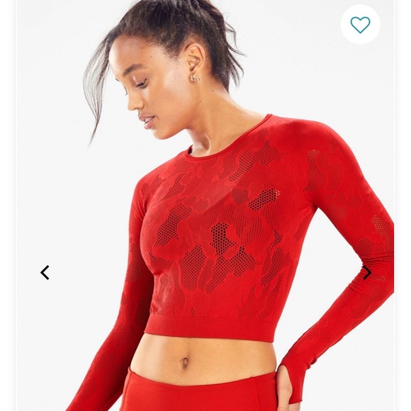 Camo fabletics crop top addison - Picture 1 of 4